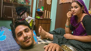 Pakisthani Village Stepsister And Indian Chora Hot Romantic With Kiss By -snapchat143