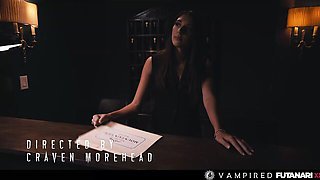Gothic Futa Octavia Red Fucks Aria Sloane Doggystyle and Finishes With a Huge Facial