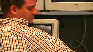 Young Brunette Babe Gets Fucked Hard in the Office