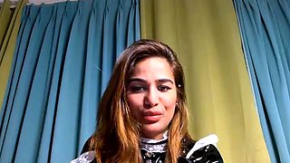 Indian Babe Sexy Maid Outfit Going Nude With Wild Boobs