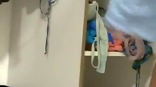 Beautiful Stepmom on Beach Vacation Shows off and Undresses to Be Fucked by Her Stepson