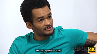 Cuck4k. pregnant blonde with Natural Tits is luving stranger's knob in front of her hubby