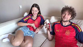 Brunette Creampied During Soccer