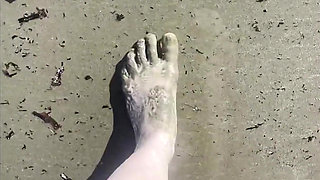 Beach Feet Teasing