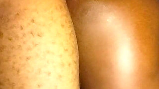 Dark Melanin Girl Tried Anal for the First Time After Stretching Her Pussy Out