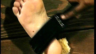 Ebony Domina Got to Use Her White Tied up MILF