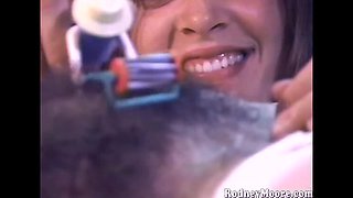 Samantha Bush's Hairy Vintage Anal With Rodney Moore