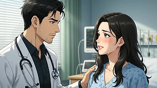 Horny doctor seduce milf and fuck her ass hard