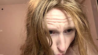 Blowjob and Handjob on a Dildo up Close