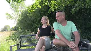 Stranger Fucked on the Park Bench