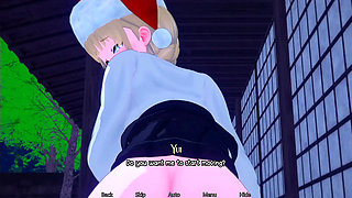 Stepsister fuck me in backyard