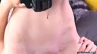 Red haired films pov of ideal young eating her cunny - girlfriends porn