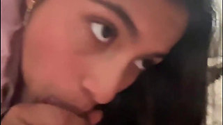 Beautiful Indian Woman with Beautiful Face Sucks Cock and Then Gets Fucked Has an Impressively Big Ass