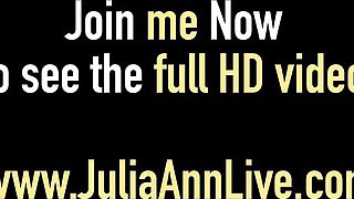 Julia Ann Live featuring Julia Ann's blonde action