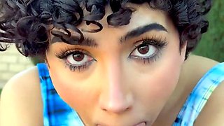 Foxy Alex POV blowjob!