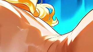 Blonde Trophy Wife Seduces Husband’s Young Partner - Uncensored Hentai - Ai
