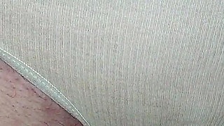 Pissing in Panties in the Bathroom