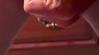 Wife has a Cold, let's Daddy Jack Off On Her Cute Toes