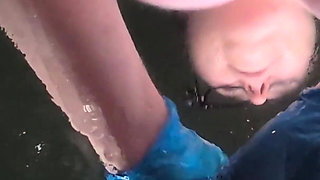 Nurse Lexi's Cum Collection POV: Ass and Tits Pressed on Glass - Handjob, Titfuck, BJ, Wild Ride and Facial