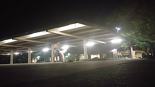 Risky sex in an empty parking lot!