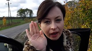 Wanilianna Squirts in Car - Amateur MILF Peeing on Road Trip