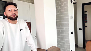 Effe's First Double Penetration with Emme and Christian Clay with Double Creampie Pussy and Ass