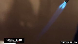 Agatha Vega Dominates Waiter With Deep Throat Blowjob & Doggystyle Fucking