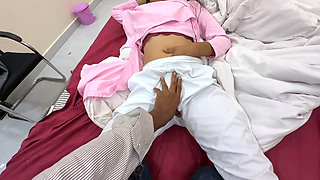 Sister's college friend sucked his thick cock and then in doggy style fucked sister's friend's fucking Hindi audio