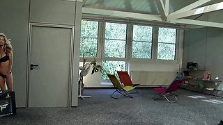 Big Titted French Slut Got Hardcore Double Fucked in Threesome