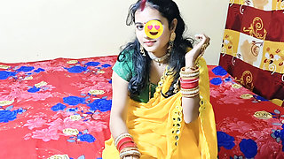 Desi Mast Maal Ko Ghar Bulakar Saree Utha kar Choda