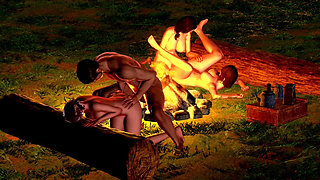 Max's Life Season 3 Episode 223 Camp Orgy with 3 Beautiful MILFs