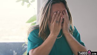 Huge boobs latina MILF stepmom is naked