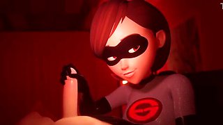 POV Handjob with Mrs Incredible in New Costume - Voiced JOI Fap Instruction