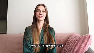 Slender Russian hooks up with doctor during home check up