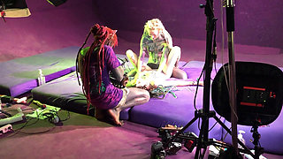 Behind the Scenes Tattooed Girls Squeeze & Tease