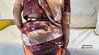 Saree fuck in all positions husband not in home