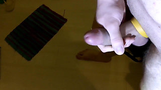 Quadruple Moaning Ruined Cumshot in My Hand