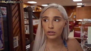 Abella Danger sucks lucky waiter before wild bathroom sex
