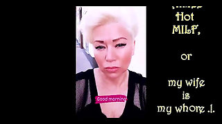 Demonstrative Fucking of a Mature Whore with Blue Hair!