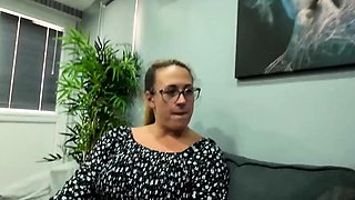 Euro amateur at blowjob party sucking on dick