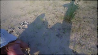 Lucky Voyeur Fucks A Big Ass Stranger On The Nudist Beach While Shes Doing Naked Yoga... Big Creampie - Ava Zev