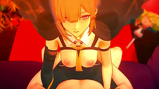 Zenless Zone Zero - Horny Evelyn Squirting Everywhere While Taking a Deep Creampie - 3D Hentai Animations