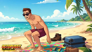White Guy Fucked a Married Black Slut on a Wild Beach. Sexual Aftermath.