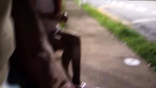 Risky masturbation at the bus stop next to the steamy girl!