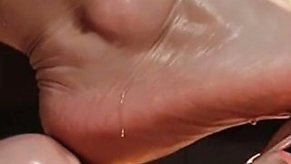 Fat Mistress Steps on Skinny Slave Face - Hard Trampling Humiliation