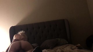 Cheating Blonde Housewife Gets A Creampie