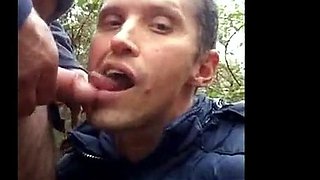 Daddy's Outdoor Adventure with a Twink