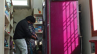 Desi Girl in Kichen