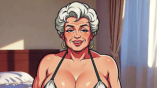Ai Granny Deep Cleavage Tease Close Ups