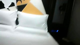 Busty brunette hardcore sex caught on hidden cam